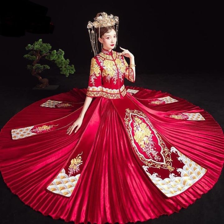 ảnh Ảnh Cưới Truyền Thống Trung Quốc Tải Xuống Miễn Phí ảnh váy cưới châu  á truyền thống đám cưới đám cưới cổ điển đẹp Trên Lovepik