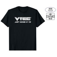 S-5XL เสื้อยืด RACING เสื้อซิ่ง [COTTON 100%] [VTEC JUST KICKED IN YO!] S-5XL