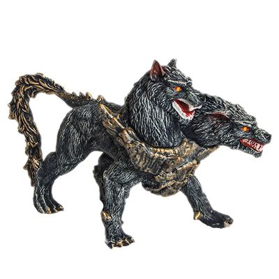 Western ancient legend magic dragon monster of warcraft simulation animal model of children toy gifts hell hell dogs