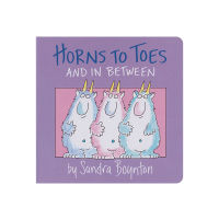 Horns To Toes Snadra Boynton ภาษาอังกฤษต้นฉบับคลาสสิกเด็กตรัสรู้สมุดวาดภาพระบายสีสำหรับเด็กร่างกายเด็กความรู้ความเข้าใจเดิมหนังสือภาษาอังกฤษ