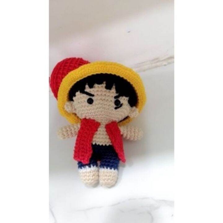 Luffy crochet keychain Lazada PH