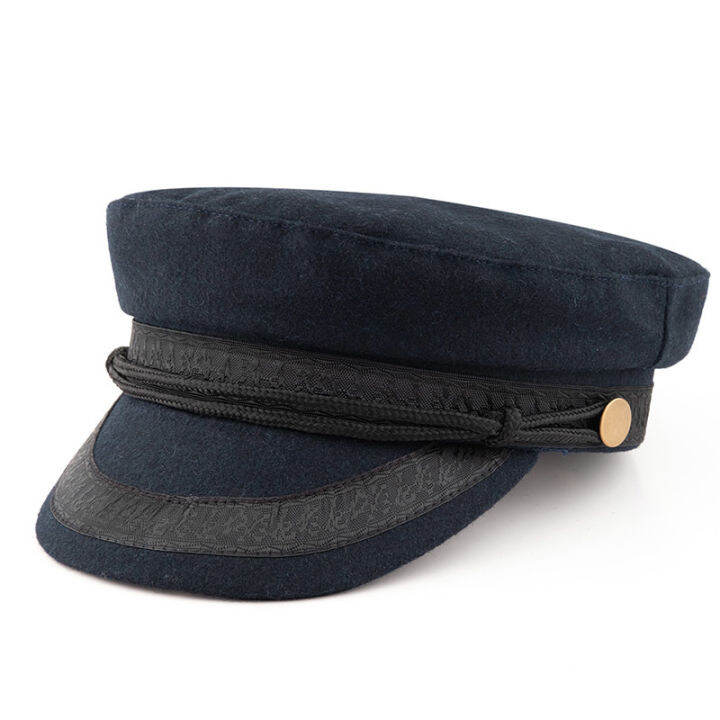 large-size-navy-cap-small-head-flat-hat-felt-army-hat-big-bone-men-wool-plus-sizes-military-caps-52-55cm-55-57cm-58-60cm-60-63cm