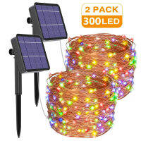 12pack Outdoor Solar Led Lights Waterproof Copper Wire Fairy Lights for Balcony Garden Decoration Trees Patio Weddings Party