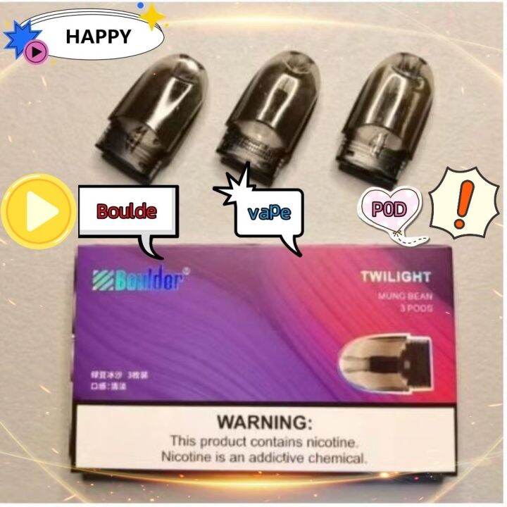 Boulder vape podpodsrefillable infinity pods juicepods relax refillable
