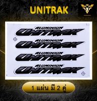 สติ๊กเกอร์unitrak (เคลือบเงา)