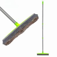 Floor Hair Broom Dust Scraper and Pet Rubber Brush Multifunctional Durable High Quality Household Mop Cleaning Mop