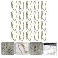 Curtain Hooks Shower Metal Rings Drapery Pin Steel Stainless Hook Decorative Slide Rail Door Bathroom Hangers Clips