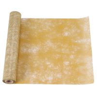 Table Runner Metallic Fiber Non-Woven Fabric for Wedding Party Table Decoration Gift Floral Wrapping,30cmx10M