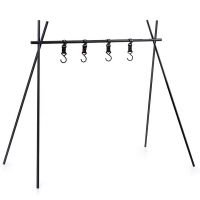 In Stock Camping Accessories Travel Camping Rack Triangle Outdoor Hanging Storage Rack With Hook