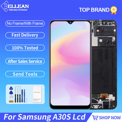 6.4นิ้วจอแสดงผล A30S สำหรับ Samsung Galaxy A307จอแอลซีดีหน้าจอสัมผัส A307F A307G Yn Digitizer สมัชชาที่มีกรอบจัดส่งฟรี