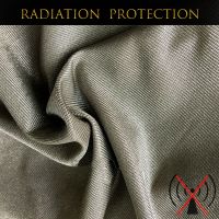 High Conductive Silver Fiber Fabric EMF/RFID/EMI/RF Blocking Elastic Cloth Antibacterial Safe and Healthy to Skin