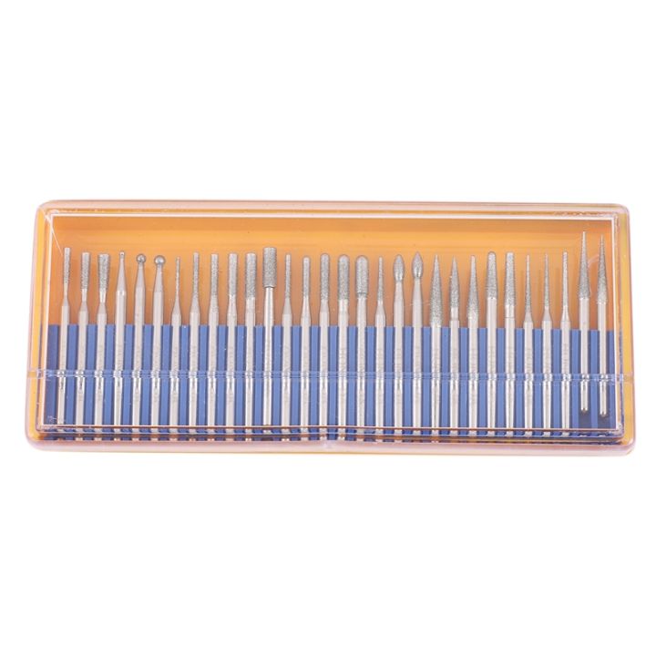 30-pcs-bur-diamond-grinding-head-set-coated-carving-burrs-rotary-tool-bit-grit-120-3mm-1-8-inch-for-tools-accessories