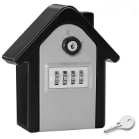 Anti-Theft Password Key Security Lock Box Outdoor Key Storage Box Metal Storage Large Key Insurance Box