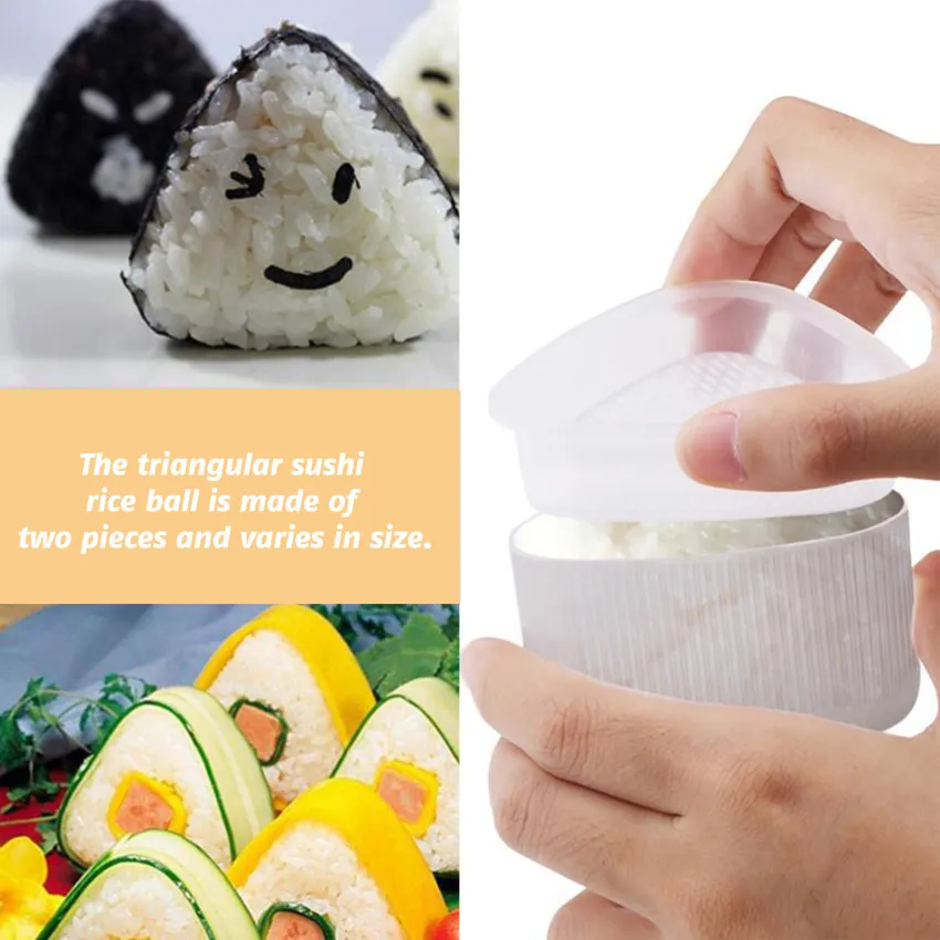 4PCS/Set DIY Sushi Mold Onigiri Rice Ball Food Press Triangular Sushi Maker  Mold Sushi Kit Japanese Kitchen Bento Accessories - Price history & Review, AliExpress Seller - hengheng Store