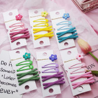 Fashion Korean Kids Hair Clip Set Fruits Rainbow Baby Fashion Macarons Flower Hairclips Sweet Girls Hair Accessories