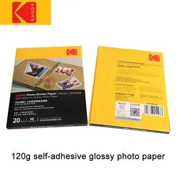 50pcs Clear Matte Adhesive Printer Paper A4 Self Adhesive Glossy