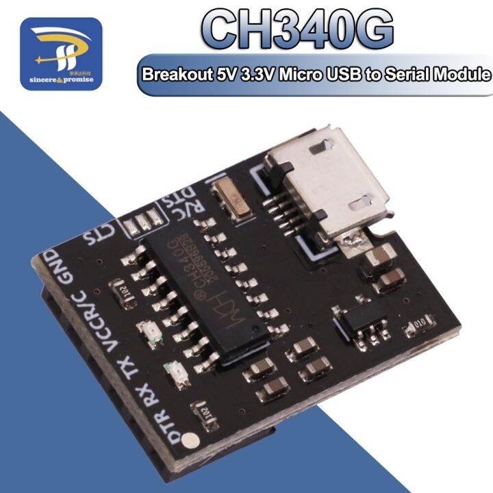 For WEMOS CH340G CH340 Breakout 5V 3.3V Micro USB to Serial Module ...