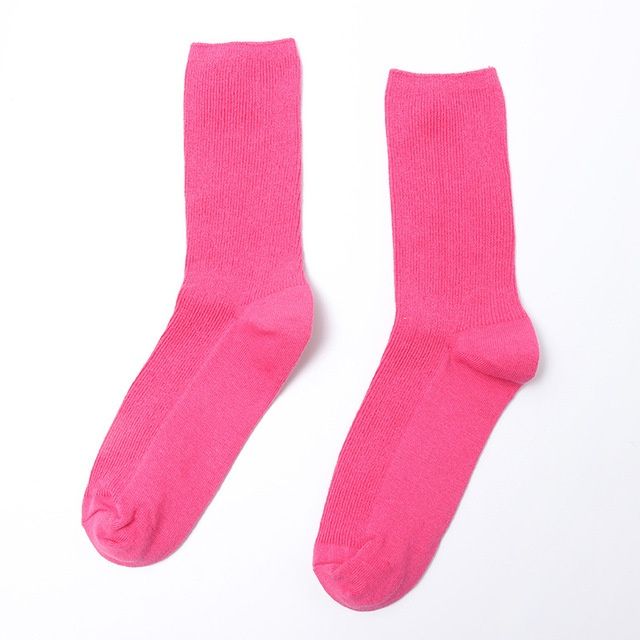 fashion-socks-middle-ankle-solid-color