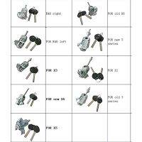 【YD】 KEY DOOR LOCK Left Door Lock HU92 blade for E46 EWS/ 3 series//X1/X3/X5/X6 DOO