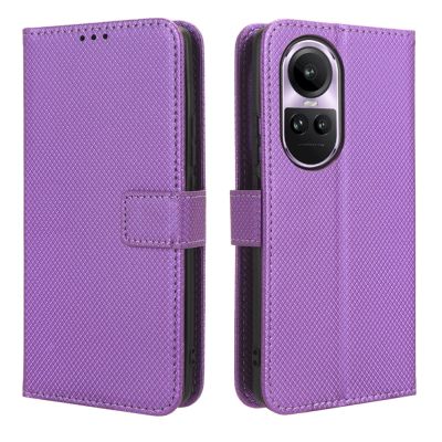 สำหรับ OPPO Reno 10 5G เคส PU กระเป๋าสตางค์หนัง OPPO Reno 10 Pro 5G เคสแบบพับปิดได้เคสมีขาตั้ง