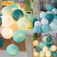 20 LED Cotton Ball Garland Fairy Lights String Christmas Xmas Outdoor Holiday Wedding Party Baby Bed Lamp Chain Decoration