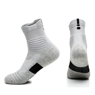 ถุงเท้าถุงเท้ากีฬาหนาสำหรับผู้ชาย,ถุงเท้าแบบสั้นถุงเท้าหนาผ้าเช็ดตัวป้องกันการลื่นก้นหนาสำหรับผู้ชาย