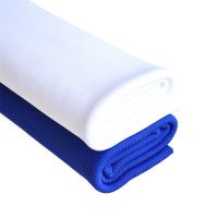 Width 39 Solid Color Simple Acrylic Elastic Rib Fabric For Cuffs Neckline Jacket Accessories Material Exercise Bands