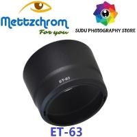 【☂】 Sperky EF-S เลนส์ฮูด ET-63 55-250มม. F/4-5.6เป็นเลนส์ STM เลนส์ฮูด ET63 ET 63