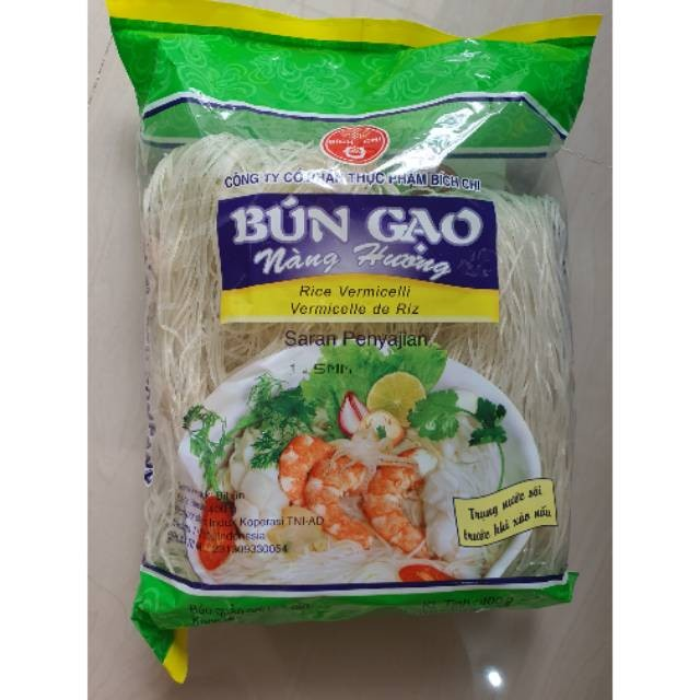 Bun Gao Rice Vermicelli / Bun Gao Bihun Kering Vietnam 400 Gr | Lazada ...