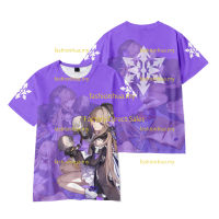 2023 new2023 New Anime Honkai Star Rail DanhengHertaJing YuanSeele T Shirt Japanese Anime Mens Loose Womens Casual 3D Printing Short Sleeve T Unisex Casual Top Cosplay