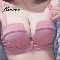 RANMO 32/70-38/85ที่ไม่มีสายหนัง Push Up เซ็กซี่ไร้สาย Tube Bra Bralette ชุดชั้นในสตรีไม่มีรอยต่อ จีน ญี่ปุ่น เกาหลี ญี่ปุ่น เกาหลี จีน