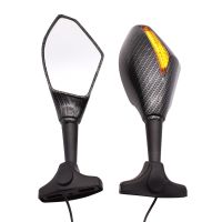 Motorcycle Mirror Motorbike Rearview Black Carbon Fiber Side Mirrors For BMW F800GS Adventure F800GT F800R F800S F800ST