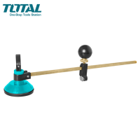 TOTAL วงเวียนตัดกระจก รุ่น TGCT16001 ( Compasses Glass Cutter ) ถ้วยดูดยาง ไม่บรรทัดสเกลโลหะ