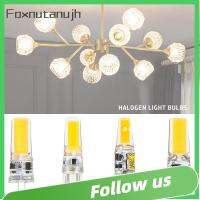 FOXNUTANUJH DC12V 220โวลต์ ไฟ G9LED แสงสีขาว อะไหล่สำหรับเปลี่ยน หลอดไฟแสงคริสตัล ของใหม่ การให้แสง หลอดไฟหรี่แสงได้ สปอตไลท์