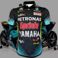 เสื้อโปโล Polo MotoGP SRT Petronas Yamaha เสื้อโปโลโมโตจีพีทีม เอสอาร์ที ปิโตรนาส ยามาฮ่า #MG0020 รุ่น Valentino Rossi#46 ไซส์ S-5XL