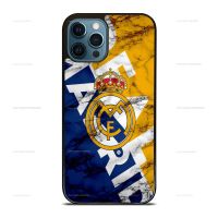 Real Madrid Marble Logo Phone Cases For iPhone 13 Pro Max 12 X 11Pro Xsmax Xr 11 8 12Pro Xs 11Promax 8Plus Samsung S21 S21 Ultra Note20 S20 S10 Note8 Note9 Note10 Huawei Mate40 P40