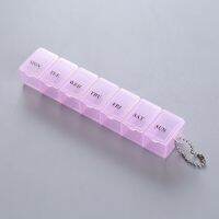 ‘；【。 3 Color Portable Pill Box Week 7 Grids Pill Case Storage Tablet Holder Travel Organizer Dispenser Container Pill Container