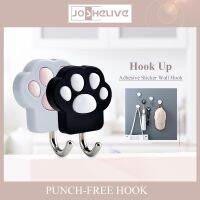 Cat Claw Wall Hook Creative Adhesive-shelf Hanging Keys Bedroom Wall Door Bearing Glue Design Multi-Purpose Waterproof Strong