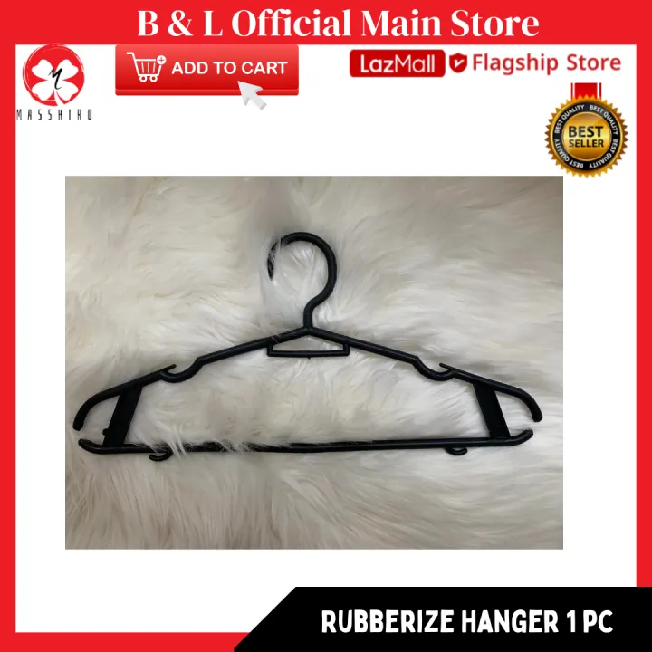 🔥FLASHSALE!!!!!! 100 Original Rubberize Hanger 1 pc ( Hindi Napuputol) High Quality Plastic