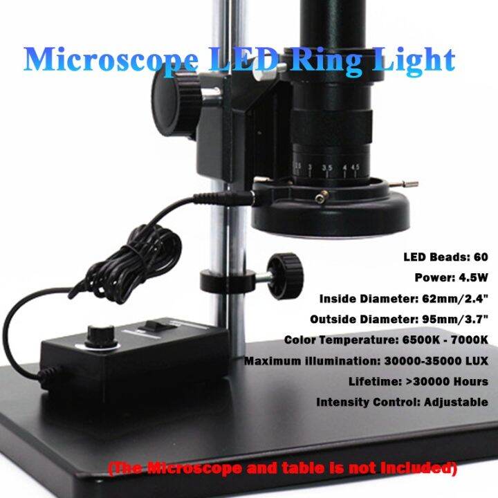 Luce Anulare LED 144 LED Per Microscopi - Illuminazione Regolabile, Alimentazione EU - Foto 6
