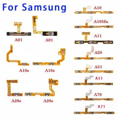 การเปลี่ยนสายเคเบิ้ลหลักปุ่มเปิดปิดสวิทช์ไฟปริมาตรสำหรับ Samsung A01 A10 A10S A11 A20 A30 A40 A50 A60 A31 A51 A70 A105FN A71