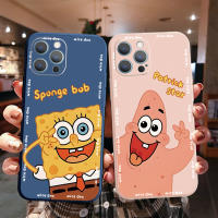 สำหรับ Samsung Galaxy A12 A31 A32 4G A52 A72 5G A11 A51 A20S น่ารักฟองน้ำ Bob Patric Star Nice Victory Sign เลนส์ป้องกันเลนส์สแควร์ Edge Full Len กรณีป้องกัน