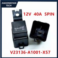 、。；【； 1PCS 2PCS 5PCS V23136-A1001-X57 12V 40A 5-Pin For Wrangler Air Conditioning Fan Fuel Pump Automotive Relay