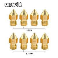 【CC】✜♘  5/10pcs 5/10PCS MK8 Nozzle 0.2MM 0.3MM 0.4MM 0.5MM Extruder Print 1.75MM CR10 CR10S Ender-3 Printer Acc