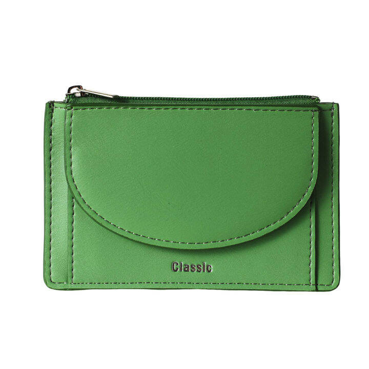 MINISO Semicircle Top Zip Card Wallet Green Lazada PH