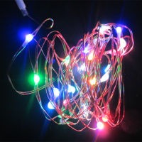 2M3M5M10M LED Silver wireCopper Wire 3AA Battery Operated LED Fairy String Light for Christmas Holiday Wedding Party lights