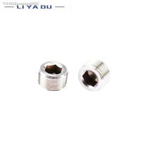 ☼✣ 1PCS Male Thread 1/8 1/4 3/8 1/2 NPT Pneumatic fittings for socket socket with hexagon socket Copper plug