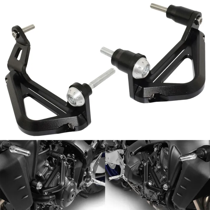 Black Motorcycle Parts Engine Bumper Guards Frame Sliders Protection