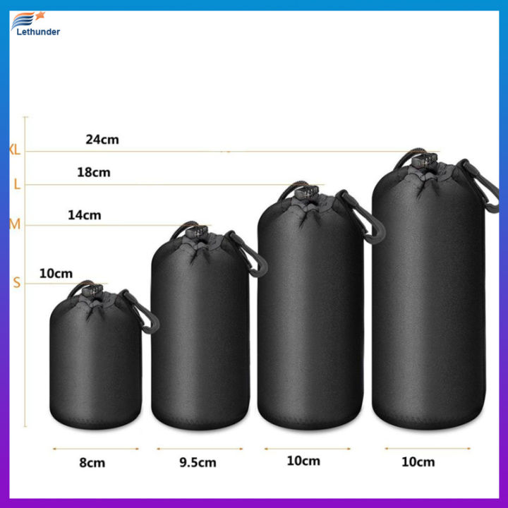 กันน้ำกล้องเลนส์กระเป๋าถุง-drawstring-เข้ากันได้สำหรับ-canon-sony-nikon-dslr-กล้องเลนส์บาร์เรลแขนกับตะขอ