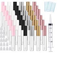 20 Pcs 10 Ml Lip Gloss หลอด Wand พลาสติกเปล่าเครื่องสำอางหลอดคอนเทนเนอร์เติม Lip Gloss Balm แต่งหน้า Bottleshot